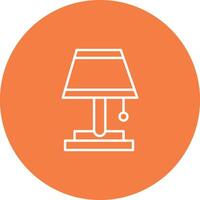 Table Lamp Icon Design Symbol vector