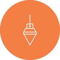 Plumb Bob Icon Design Symbol vector