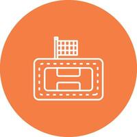 Race Track Icon Design Symbol vector