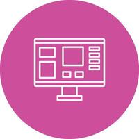 Mood Board Icon Design Symbol vector