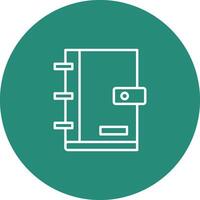 Notebook Icon Design Symbol vector
