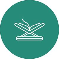 Quran Icon Design Symbol vector