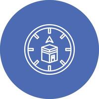 Qibla Icon Design Symbol vector