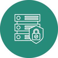 Database Icon Design Symbol vector