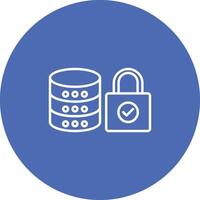 Database Icon Design Symbol vector