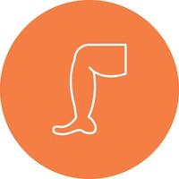 Leg Icon Design Symbol vector