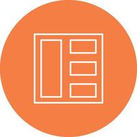 Grid Icon Design Symbol vector