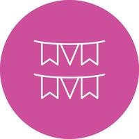 Garland Icon Design Symbol vector