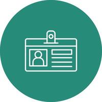Identification Card Icon Design Symbol vector
