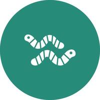 Worm Icon Design Symbol vector