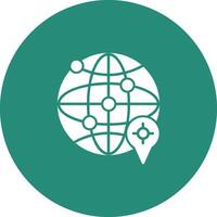 Worldwide Icon Design Symbol vector