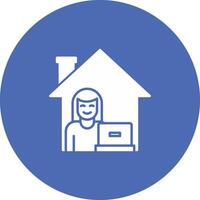 Work From Home Icon Design Symbol vector