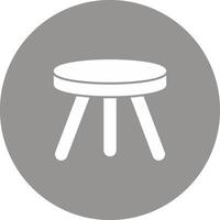 Stool Icon Design Symbol vector