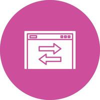 Transfer Data Icon Design Symbol vector