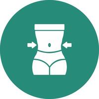 Waist Icon Design Symbol vector