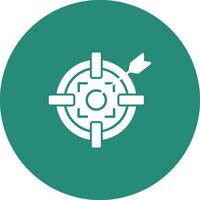 Target Icon Design Symbol vector