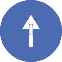 Triangular Shovel Icon Design Symbol vector