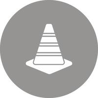 Traffic Cone Icon Design Symbol vector
