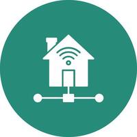 Smart Home Icon Design Symbol vector