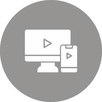 Screen Mirroring Icon Design Symbol vector