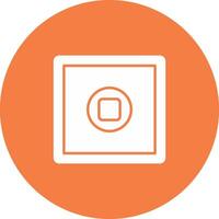 Stop Button Icon Design Symbol vector