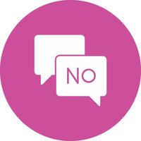 Say No Icon Design Symbol vector
