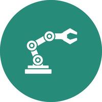 Robot Arm Icon Design Symbol vector