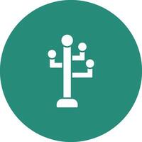 Coat Rack Icon Design Symbol vector