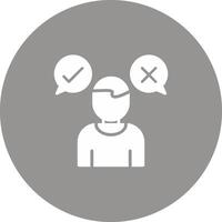 Decision Marker Icon Design Symbol vector