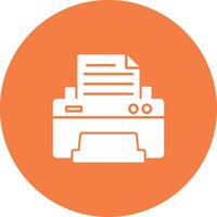 Printer Icon Design Symbol vector