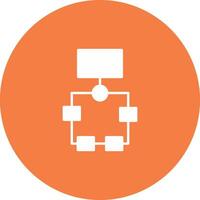 Flowchart Icon Design Symbol vector