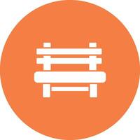 Bench Icon Design Symbol vector