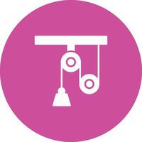 Pulley Icon Design Symbol vector