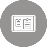 Noticeboard Icon Design Symbol vector
