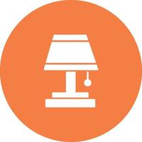 Table Lamp Icon Design Symbol vector