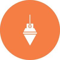 Plumb Bob Icon Design Symbol vector