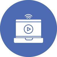 Online Streaming Icon Design Symbol vector