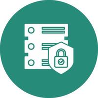 Database Icon Design Symbol vector