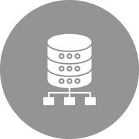 Database Icon Design Symbol vector