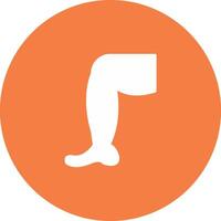 Leg Icon Design Symbol vector
