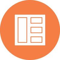 Grid Icon Design Symbol vector