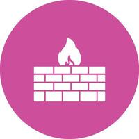 Firewall Icon Design Symbol vector