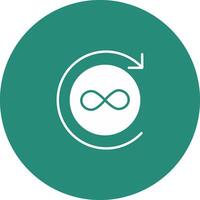 Infinite Icon Design Symbol vector