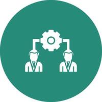 Human Resources Icon Design Symbol vector