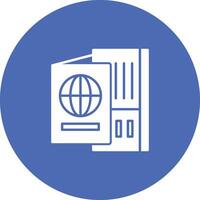Passport Icon Design Symbol vector