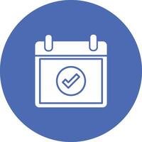 Correct Icon Design Symbol vector