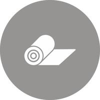 Gym Mat Icon Design Symbol vector