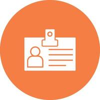 Identification Card Icon Design Symbol vector
