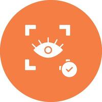Eye Recognition Icon Design Symbol vector