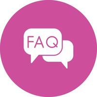 Faq Icon Design Symbol vector